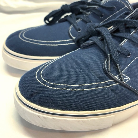 Nike Stefan Janoski Zoom Air 615957-414 Men's Sz 11.5 Blue White Skate Shoes - Picture 12 of 16